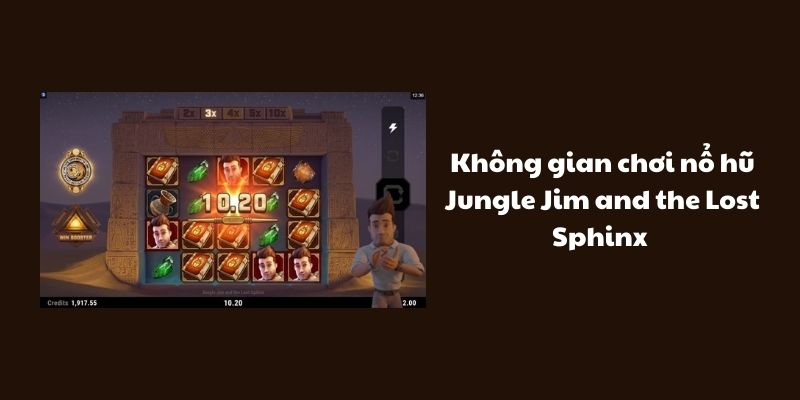 Không gian trải nghiệm của siêu phẩm Jungle Jim and the Lost Sphinx